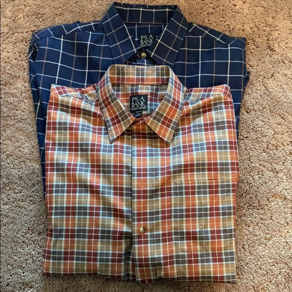 2 Jos. A. Bank button down shirts